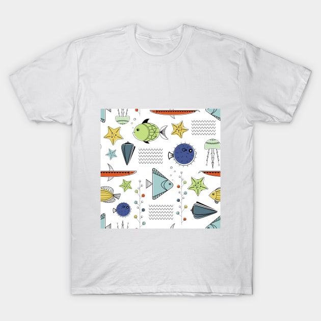 Underwater life T-Shirt by Avisnanna